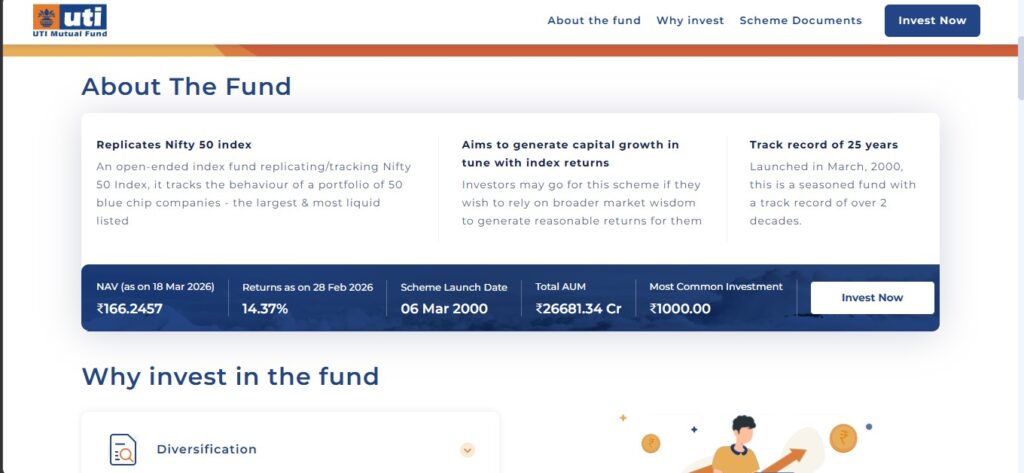 UTI Nifty 50 Index Fund | Largest Nifty 50 Index Fund